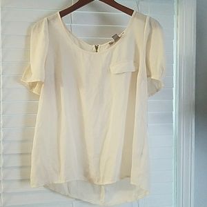 Cream blouse